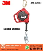 Bloque Retráctil 3M Protecta™ 6.1 m Cable de Acero – Protección contra Caídas (3590034) - Imagen 2