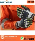 Guantes A722 Portwest Anti-Impacto y Anti-Corte Nivel C – Gris/Negro - Imagen 2