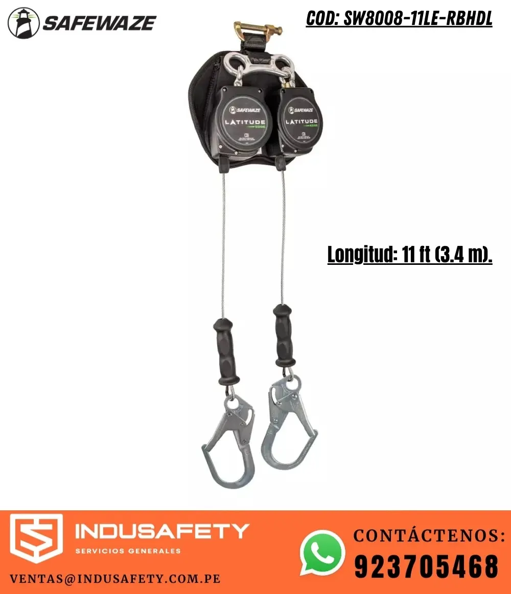 Bloque Doble Safewaze SW8008-11LE-RBHDL