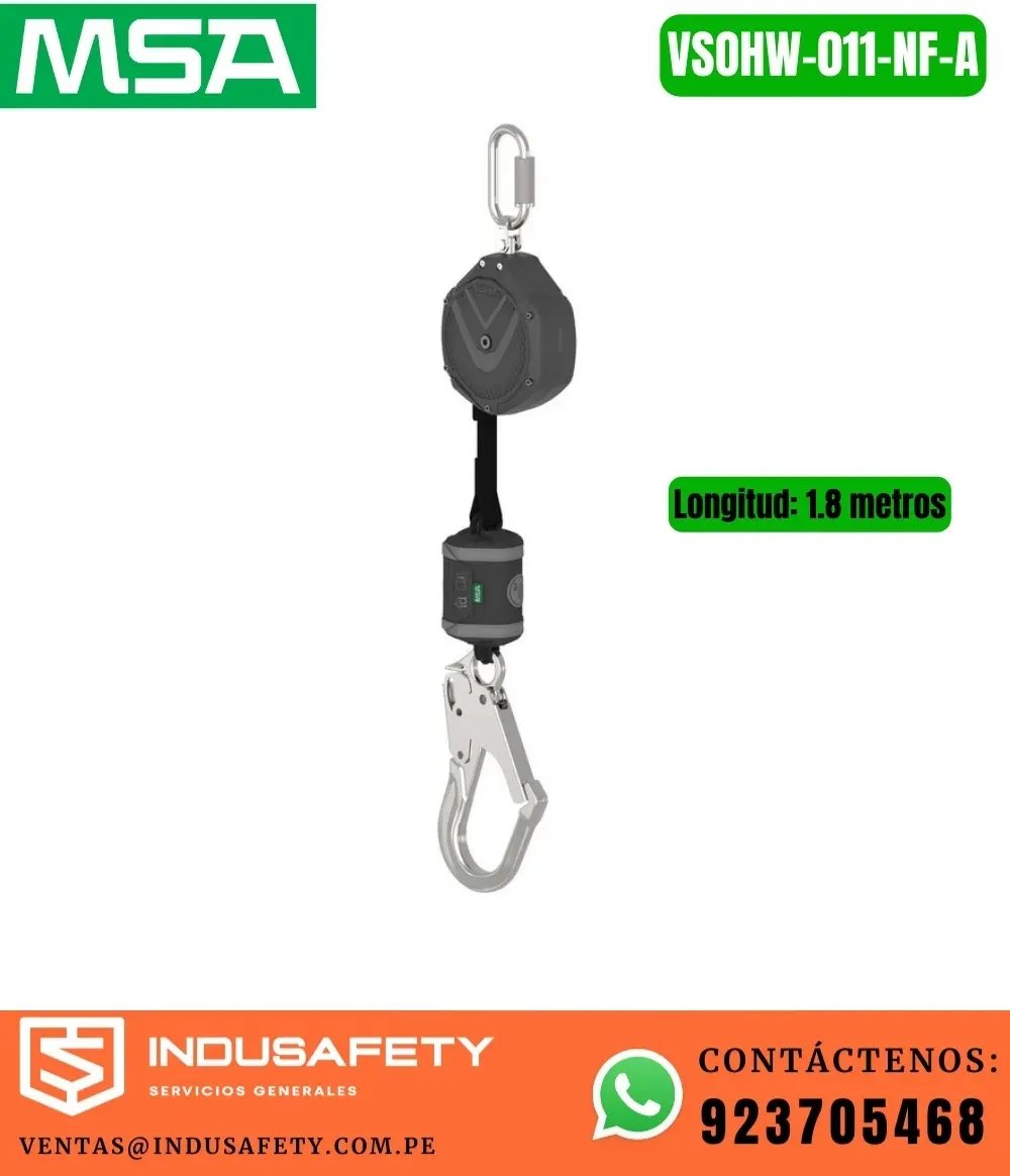 Bloque Retráctil MSA V-SHOCK® VSOHW-011-NF-A