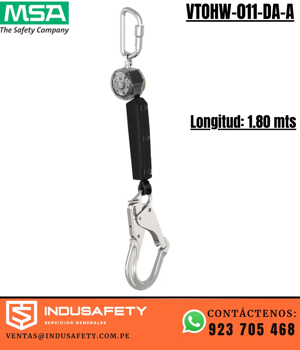 Bloque retractil VTOHW-011-DA-A de 1.8 m