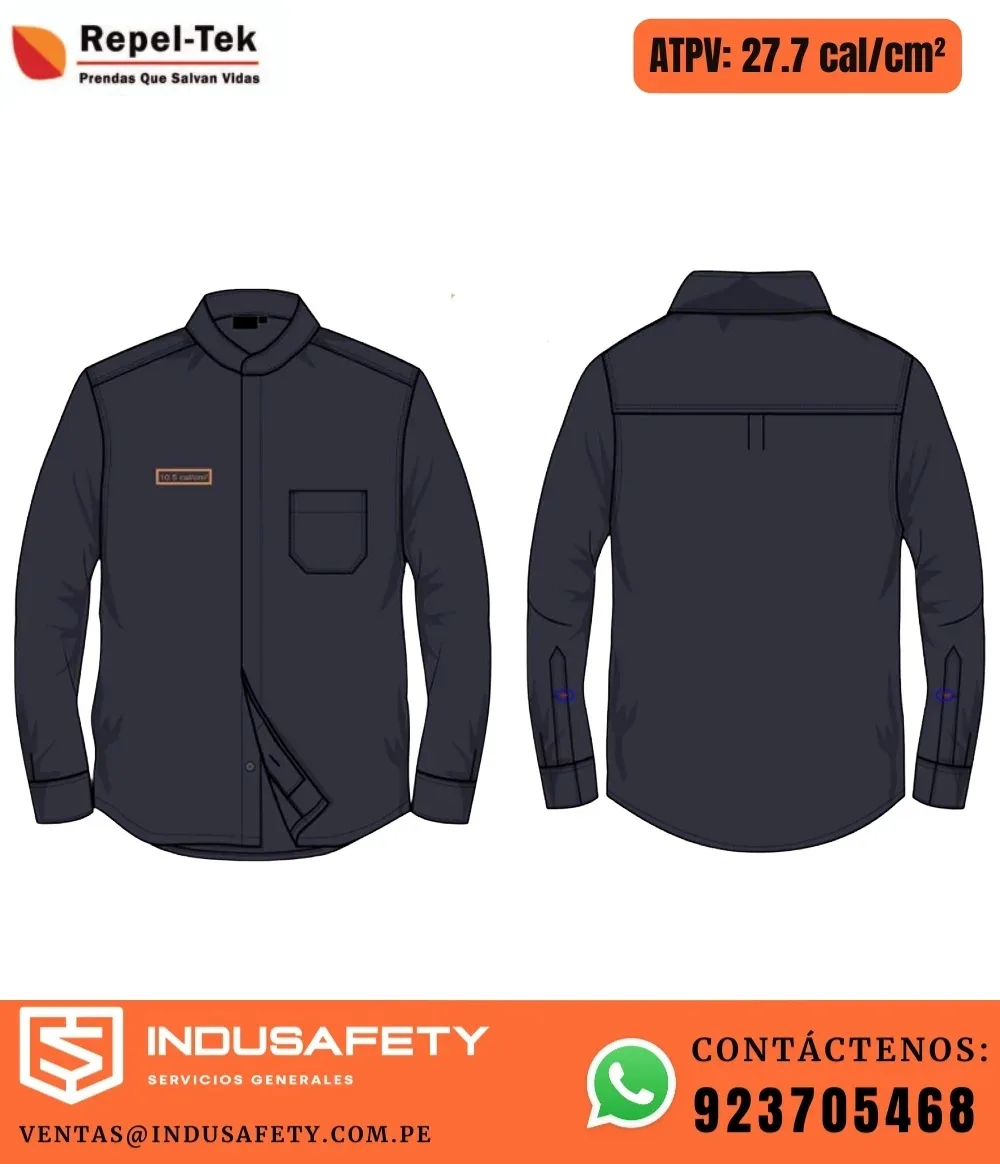 Camisa Ignífuga 27.7 cal/cm2 Repel-Tek Arco Eléctrico