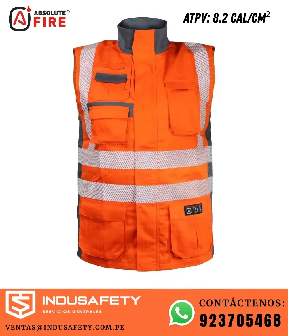Chaleco ignífugo FRSVT Absolute Fire 8.2 cal/cm²