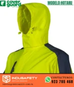 Chaqueta de Lluvia Coverguard 5HOT16 HOTARU Alta Visibilidad - Imagen 3