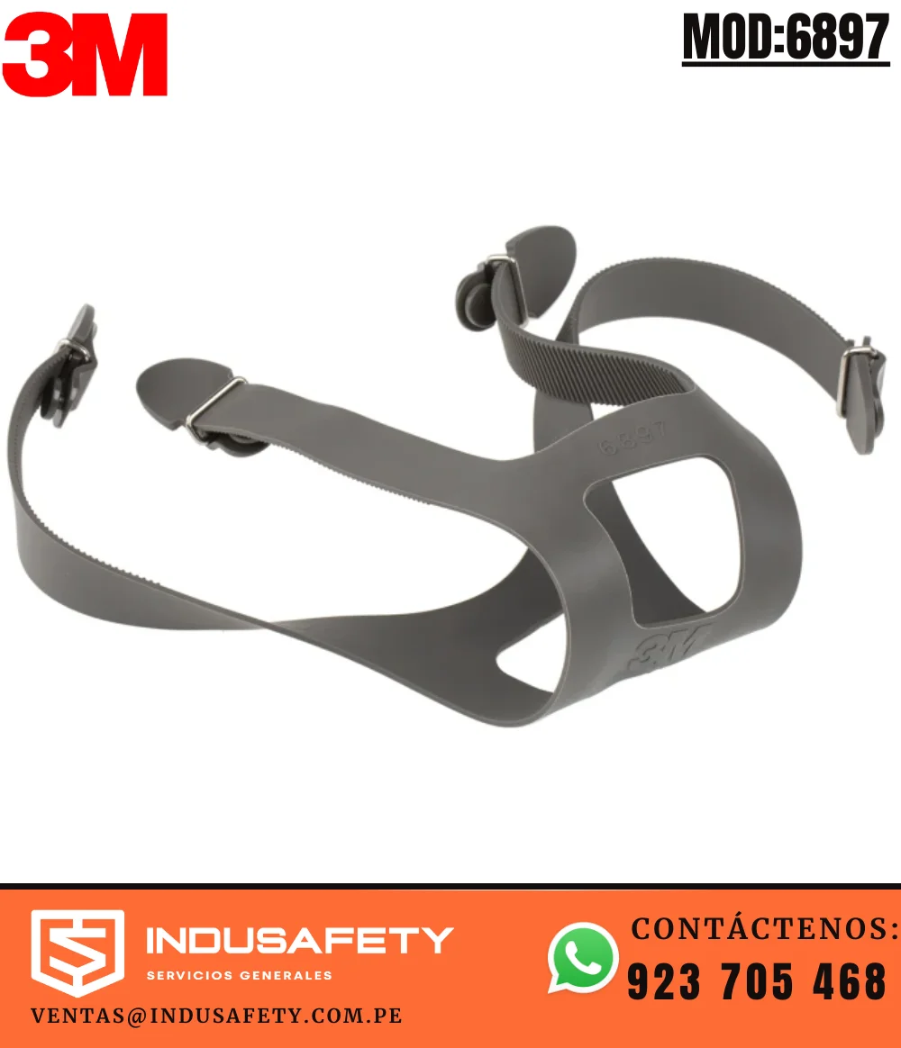 Arnés respirador de cara completa 3M 6897 serie 6000