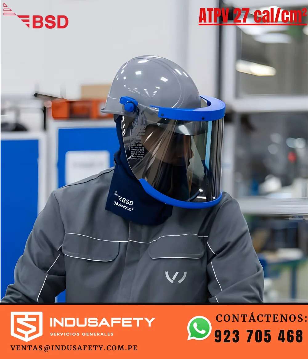 Careta anti arco eléctrico BSD 27 cal/cm2