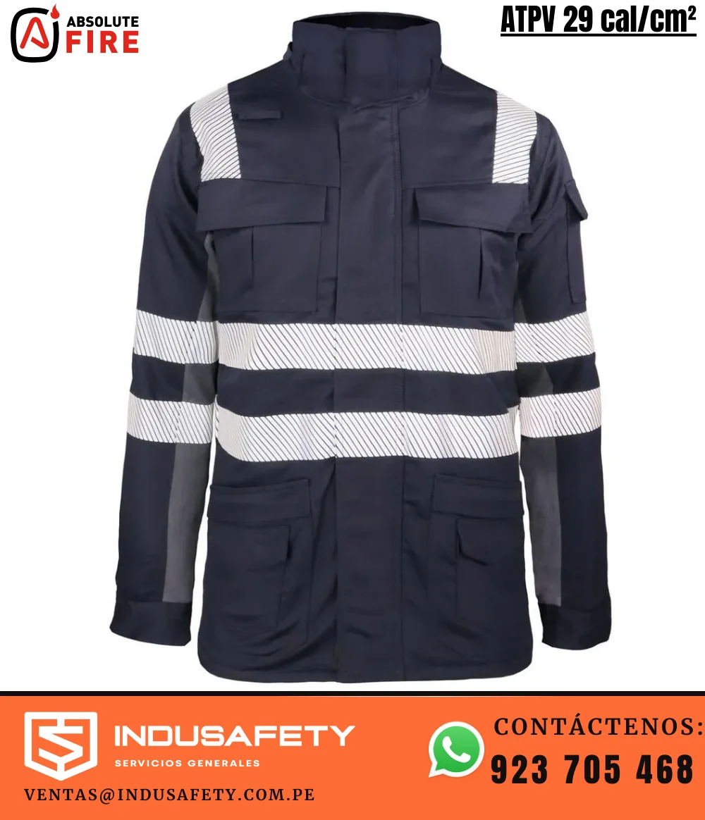 Casaca ignífuga NFPA 2112 alta visibilidad Absolute Fire