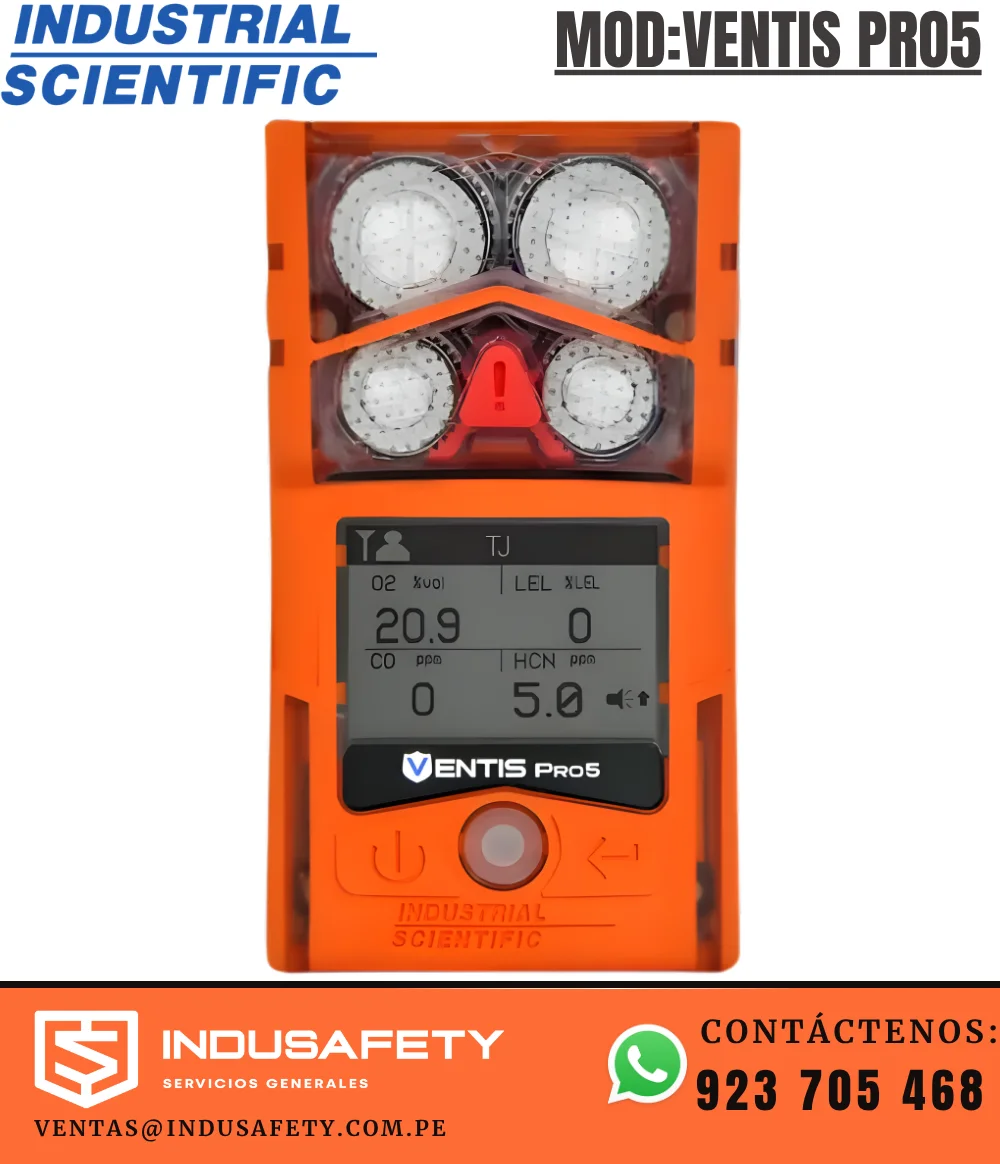 Detector Multigases Ventis Pro5 Industrial Scientific