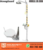 Ducha lavaojos con pedal de acero inoxidable BD-550A