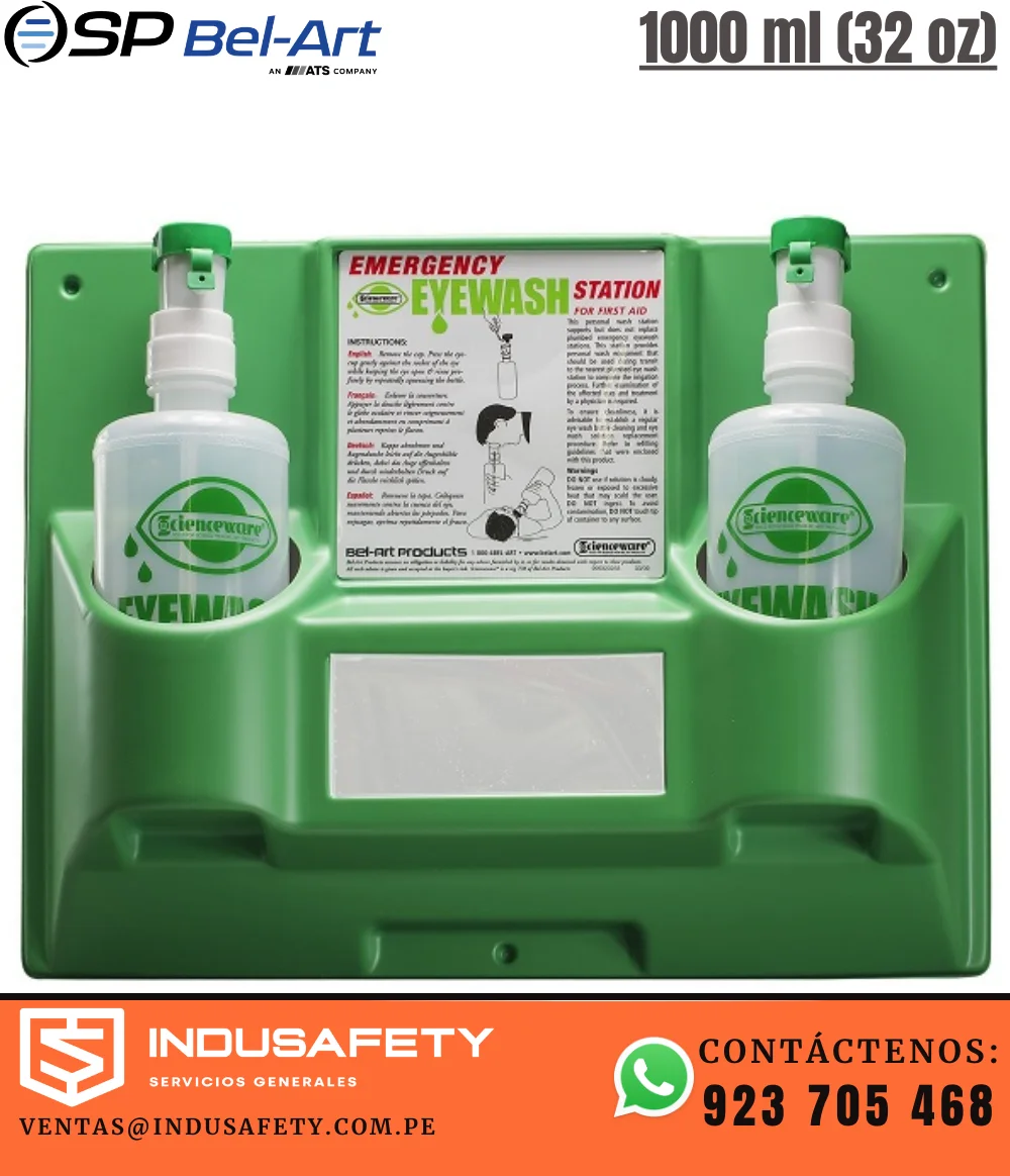 Estación lavaojos doble Bel-Art