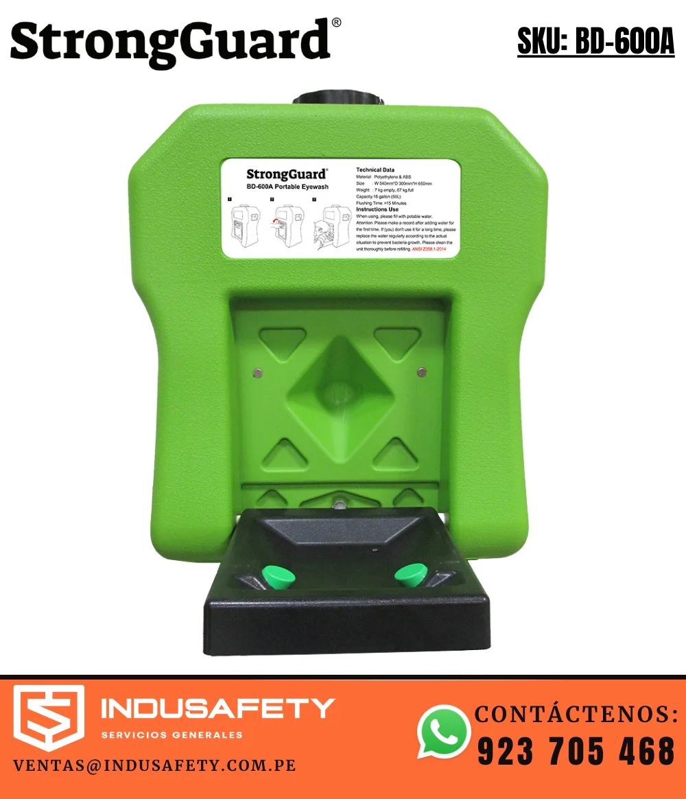 Lavaojos portátil de emergencia BD-600A