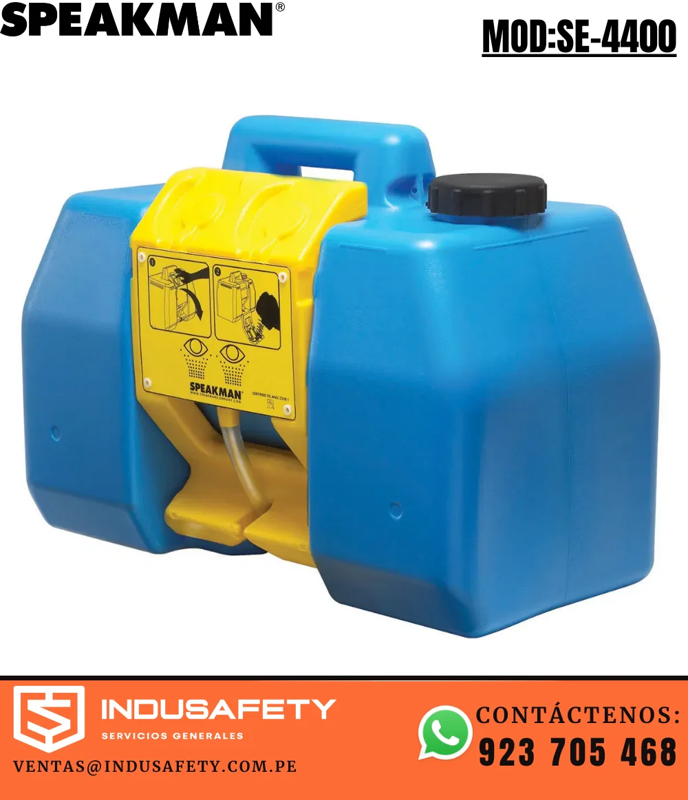 lavaojos portatil SE-4400 SPEAKMAN de emergencia 9 galones