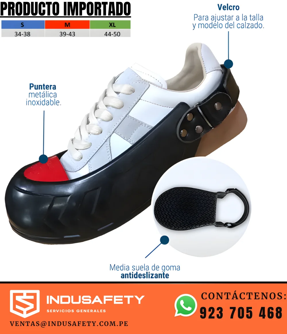 Puntera de Seguridad para Visitas con Suela Antideslizante