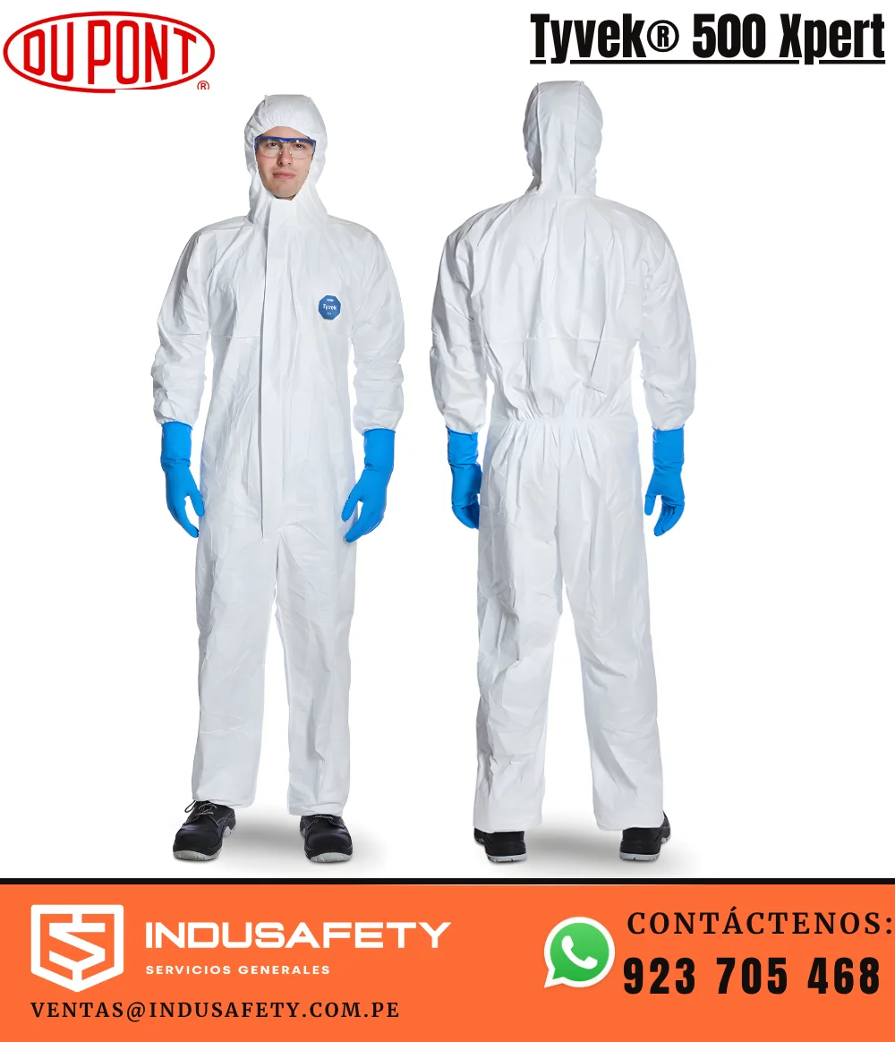 Traje Tyvek DuPont 500 Xpert con Capucha
