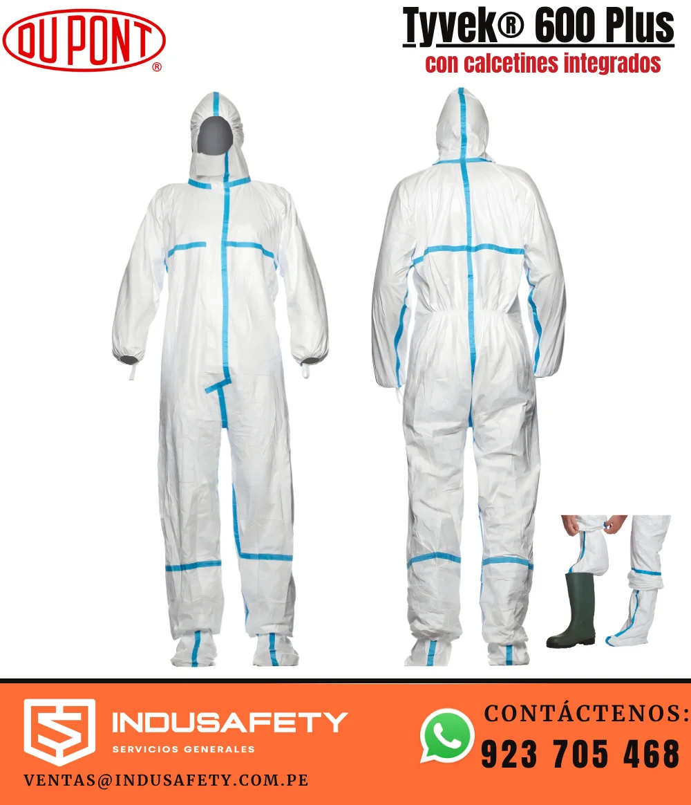 Traje Tyvek DuPont 600 Plus