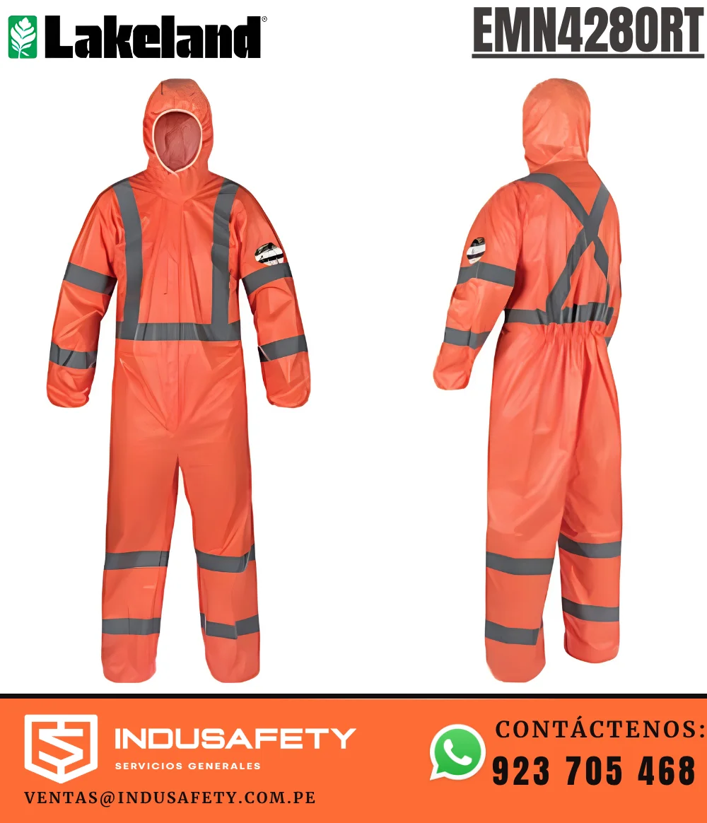 Traje tyvek Lakeland naranja EMN428ORT