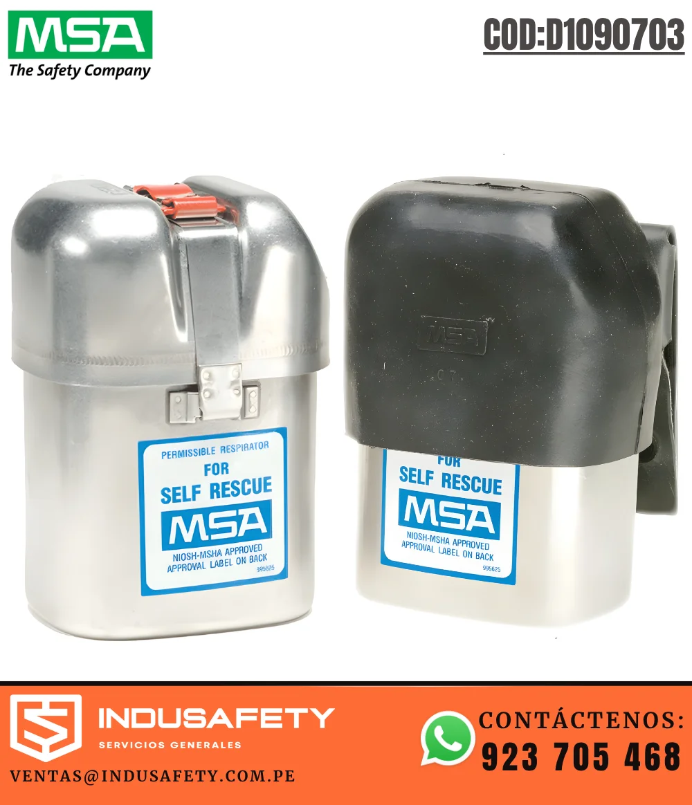 Autorescatador MSA W65 D1090703 para monóxido de carbono