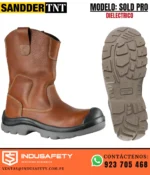 Bota dieléctrica Sold Pro Sandder TNT de calzado industrial con diseño resistente y suela de seguridad.