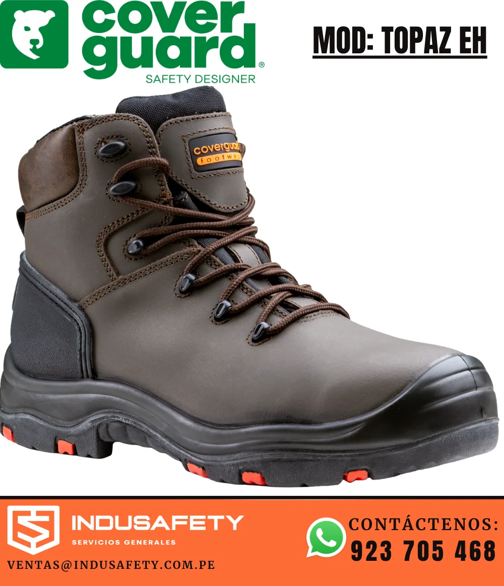 Botín Dieléctrico Coverguard TOPAZ EH de Cuero con Puntera Composite
