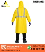 Capotín impermeable de alta visibilidad en PVC Segpro PC06011 posterior