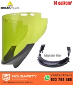 Careta Anti Arco Eléctrico Delta Plus VISORFLASH 14 cal/cm² con adaptador