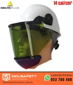 Careta Anti Arco Eléctrico Delta Plus VISORFLASH 14 cal/cm² con casco