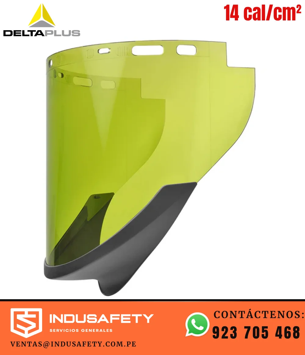 Careta Anti Arco Eléctrico Delta Plus VISORFLASH 14 cal/cm²