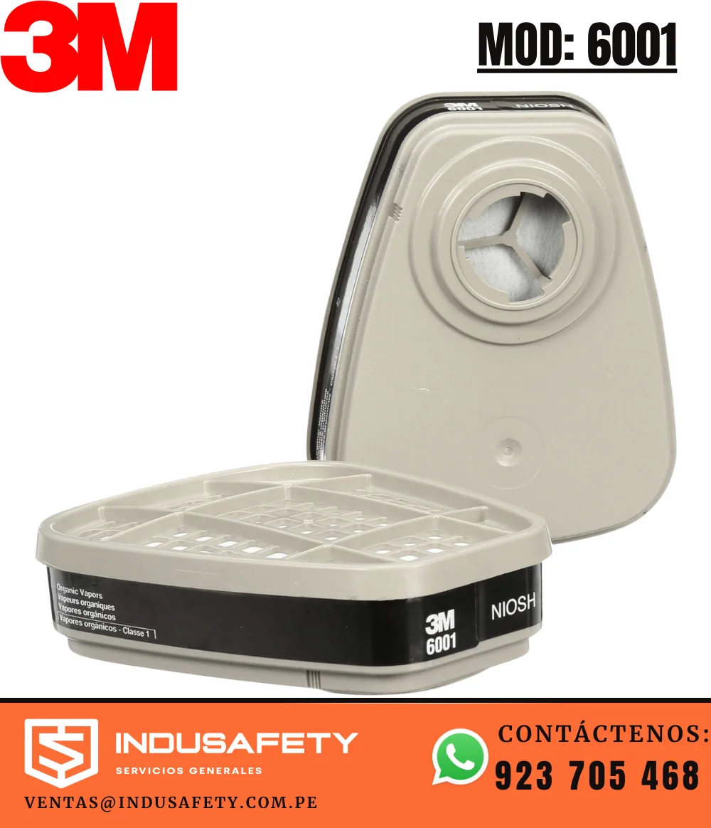 Cartucho 3M 6001 para Vapores Orgánicos