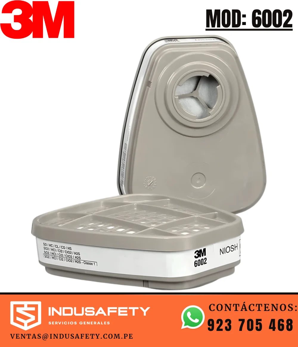 Cartucho 3M 6002 para gases ácidos