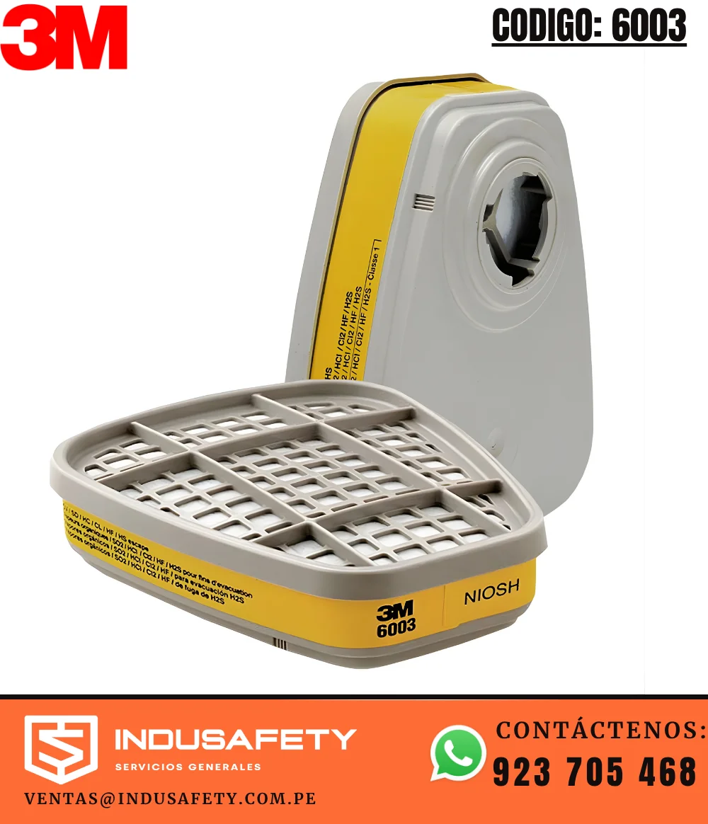 Cartucho 3M 6003 para vapores orgánicos