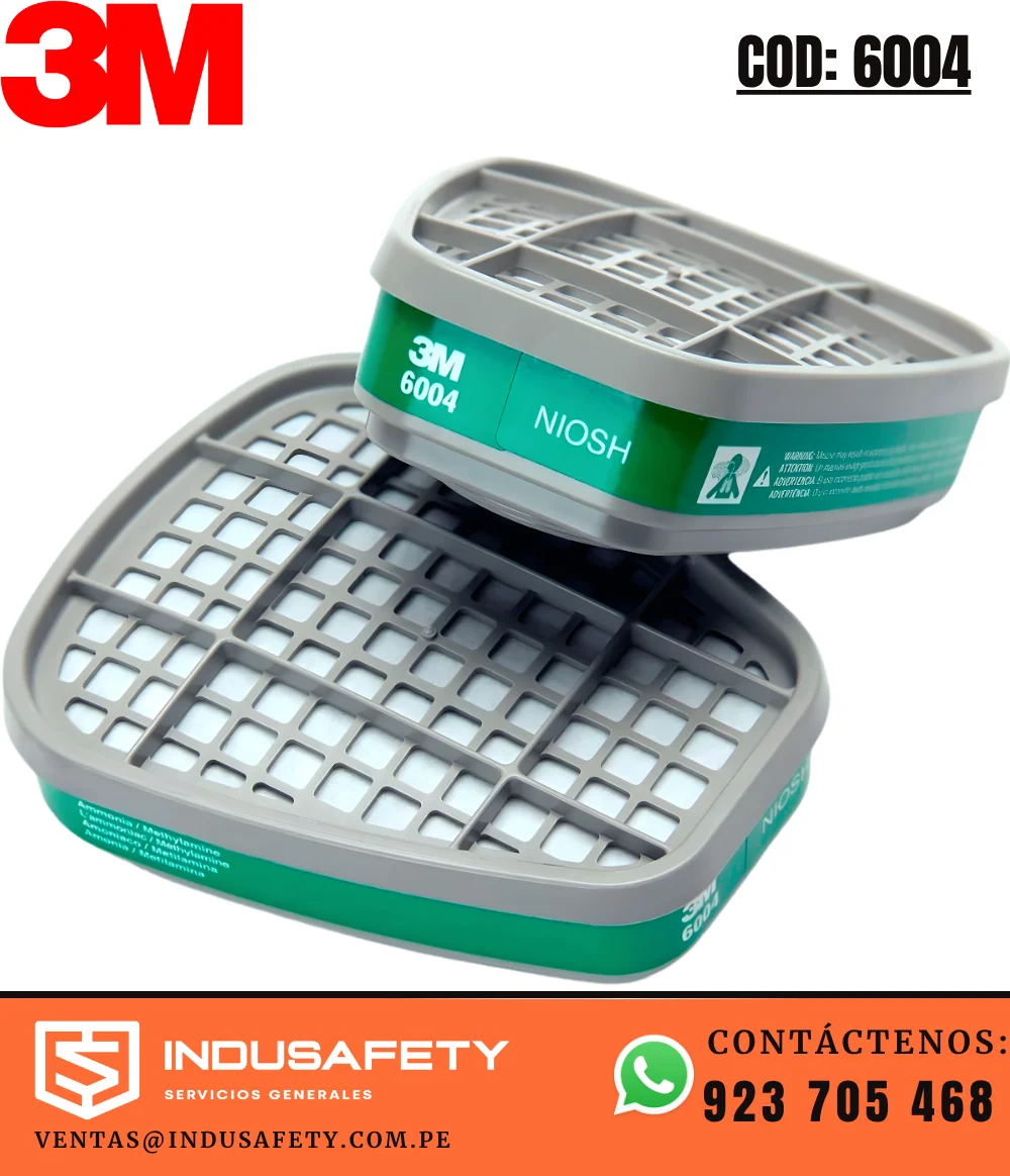 Cartucho 3M 6004 para amoníaco y metilamina.