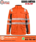 Casaca ignífuga de alta visibilidad Absolute Fire 29 cal/cm² frontal