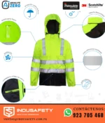 Casaca Impermeable para Mina con Cinta 3M Thinsulate con características principales