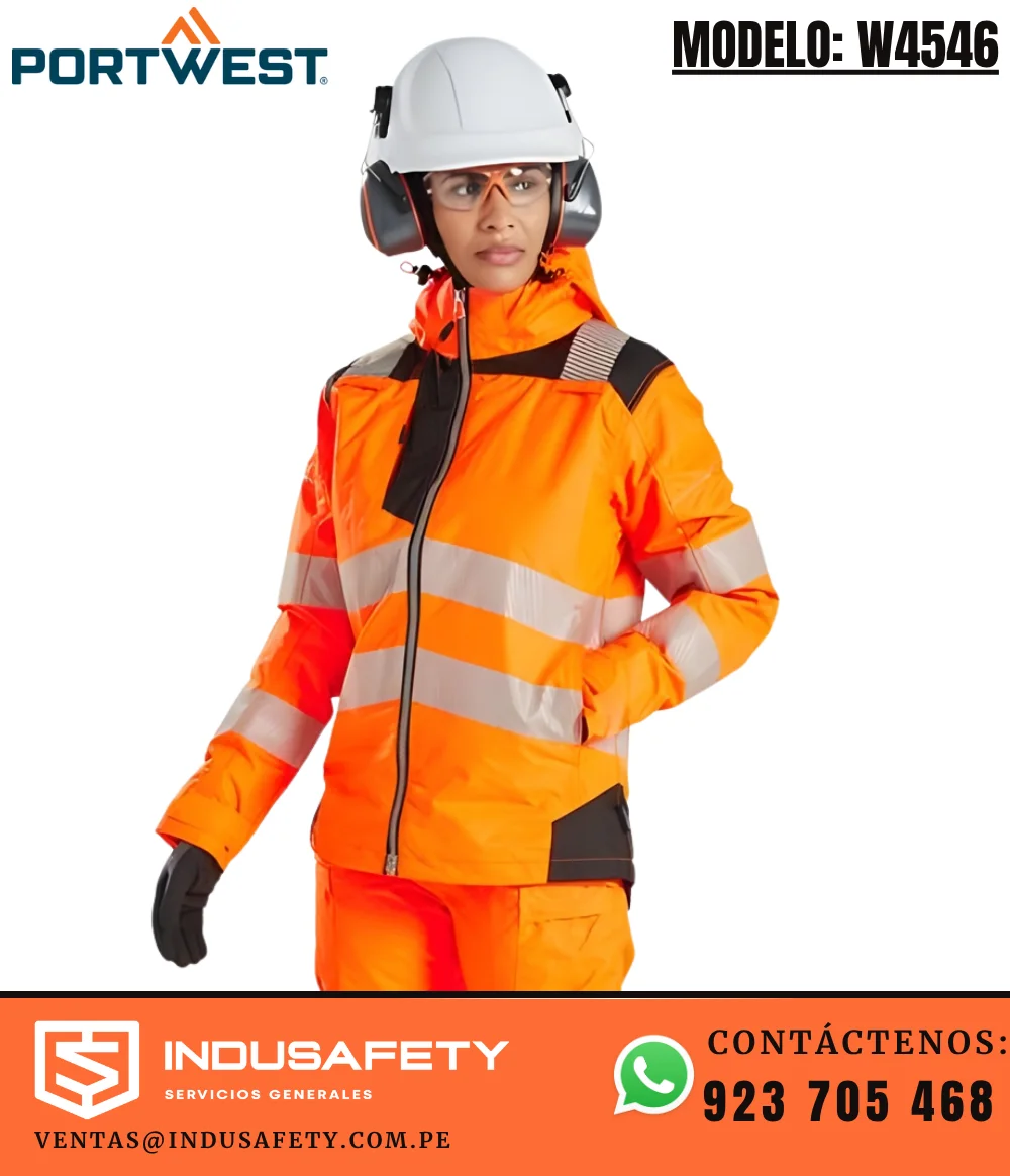 Casaca Minera para Mujer W4546 Portwest de alta visibilidad