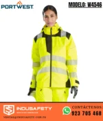 Casaca Minera para Mujer W4546 Portwest amarilla de alta visibilidad