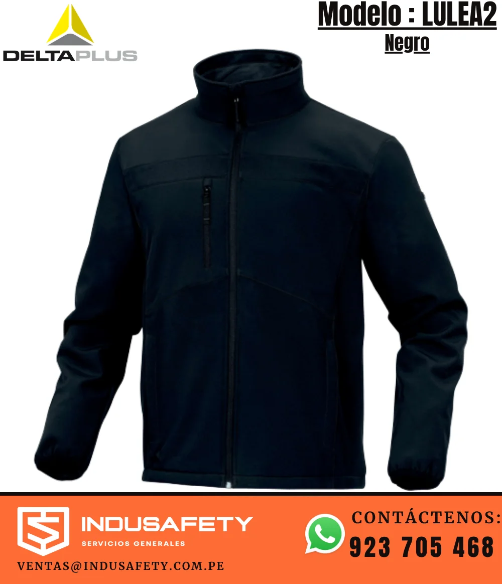 Casaca Softshell Delta Plus LULEA2 Negro