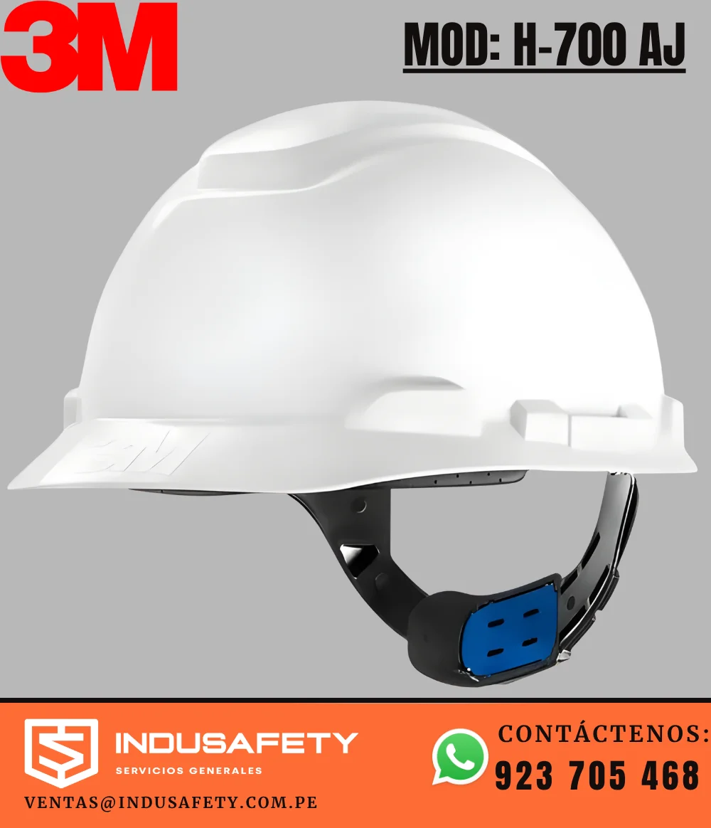 Casco de Seguridad 3M H-700 con Ajuste Fácil
