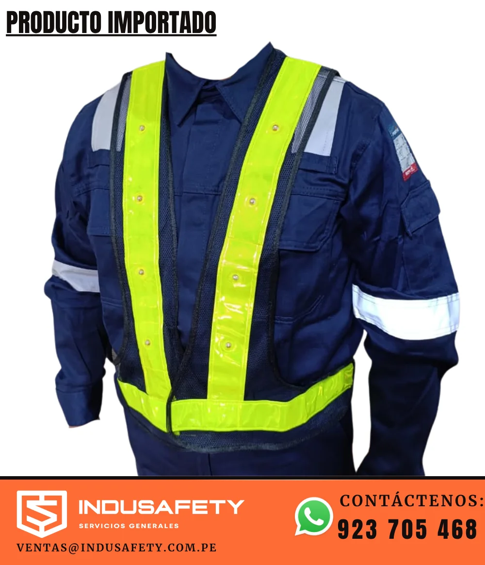 Chaleco de seguridad con luces LED importado