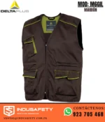 Chaleco Delta Plus M6GIL Marrón/Verde