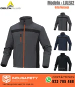 Chaqueta Delta Plus LULEA2 Gris/Naranja con modelos de colores