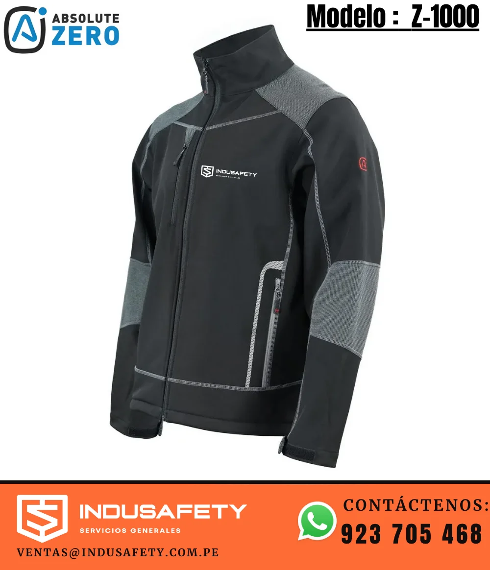 Chaqueta Softshell Absolute Zero Negra Z-1000
