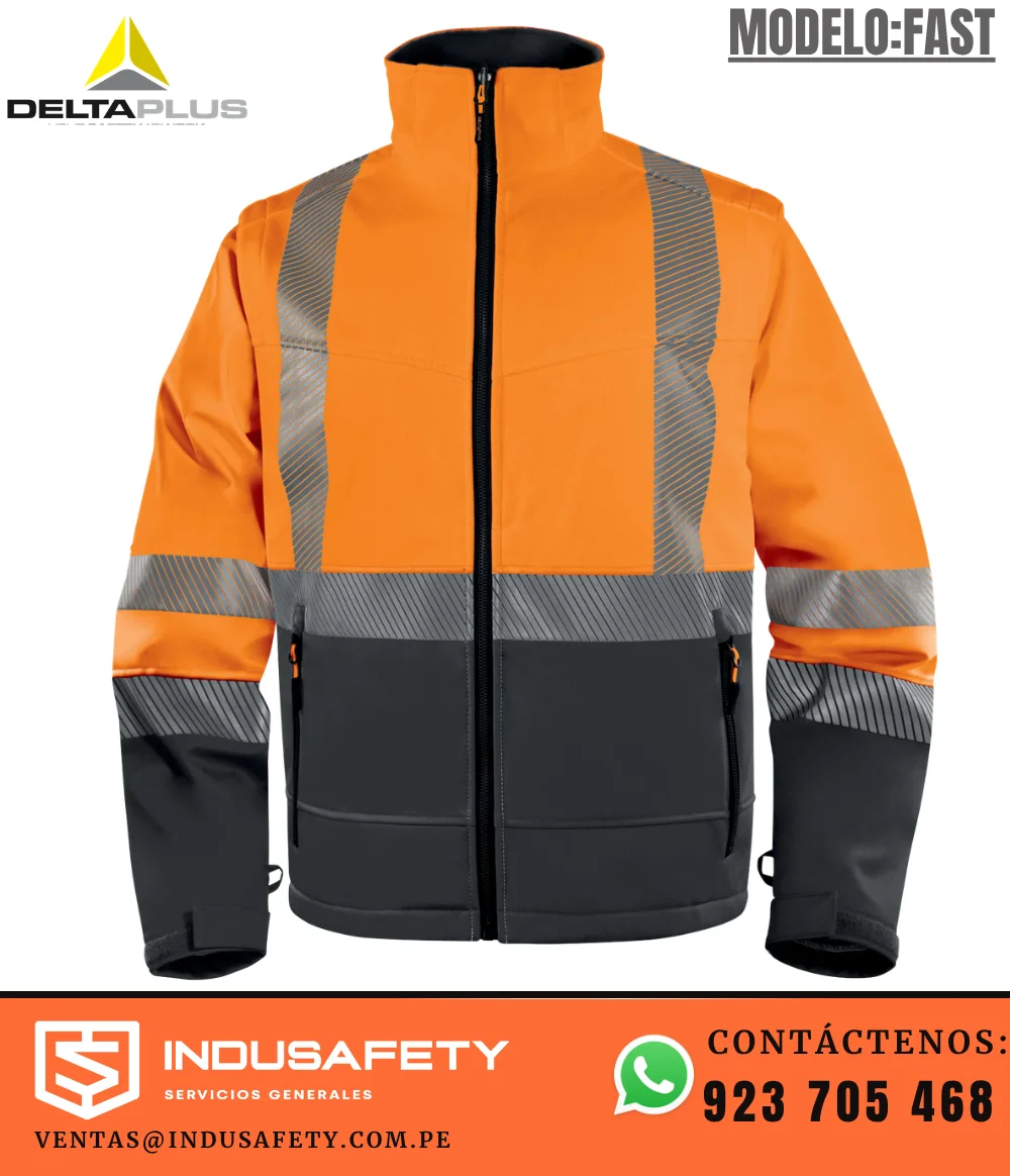 Chaqueta Softshell Delta Plus FAST Naranja 8000 mm