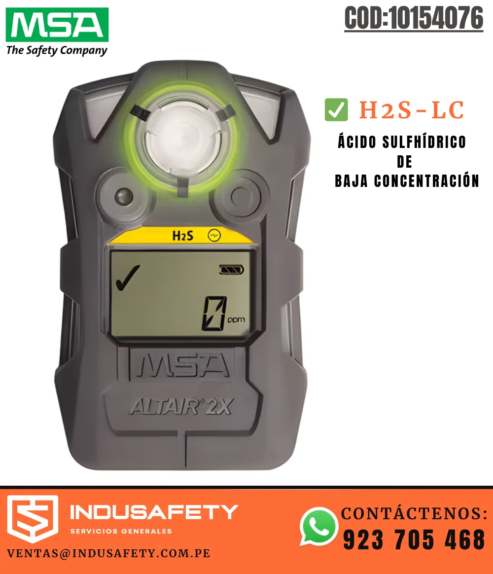 Detector de Gas H2S-LC Ácido Sulfhídrico