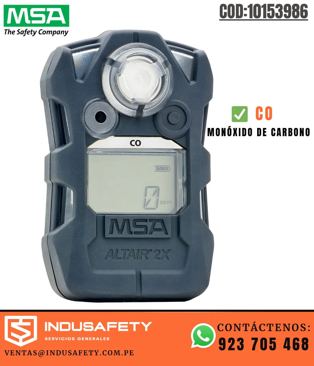 Detector Monogas CO Monóxido de Carbono MSA