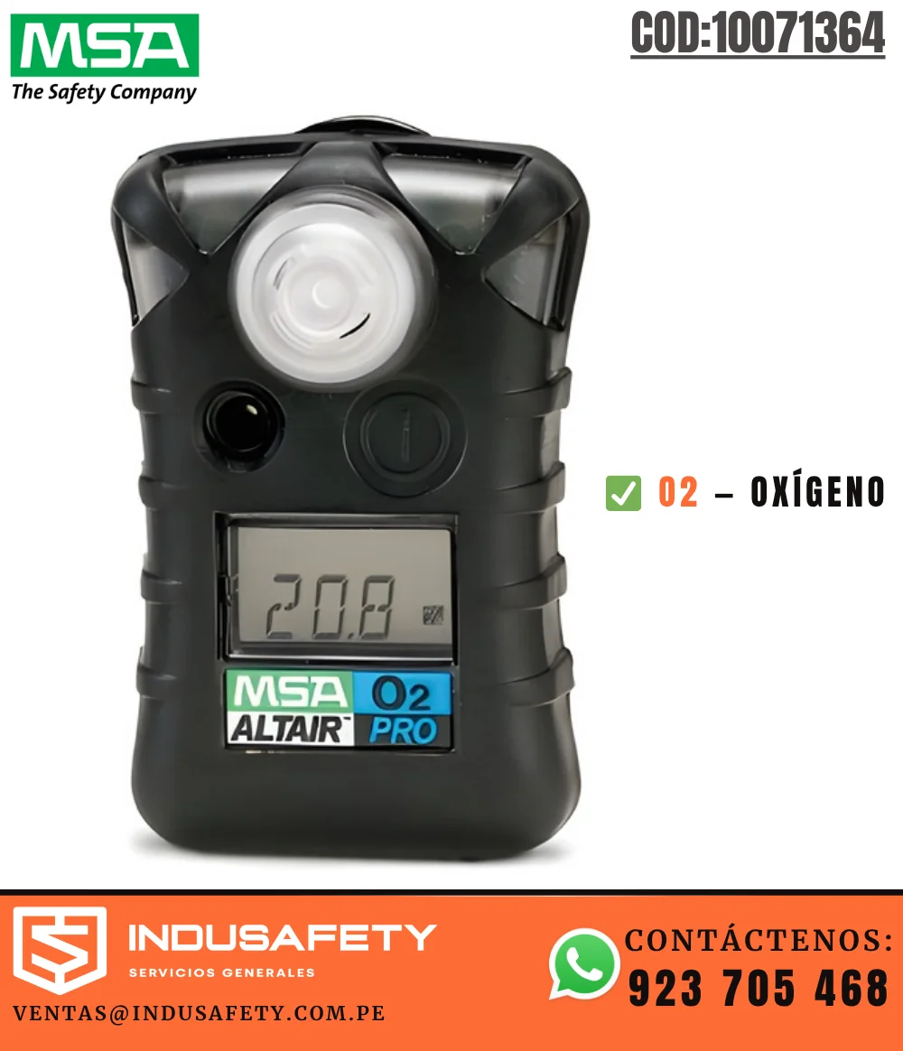 Detector Monogas O2 Oxígeno MSA