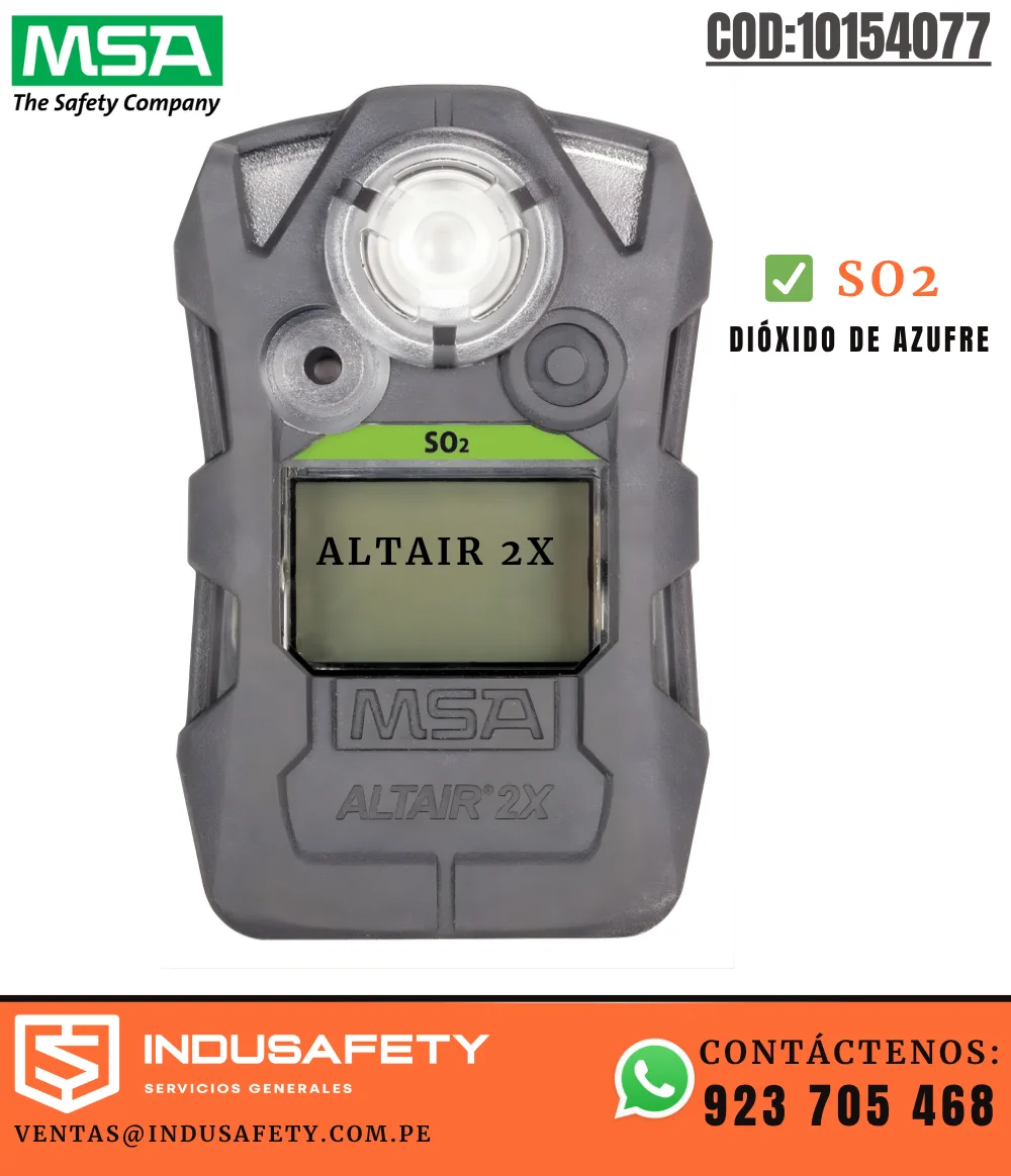 Detector MSA SO2 Dióxido de Azufre