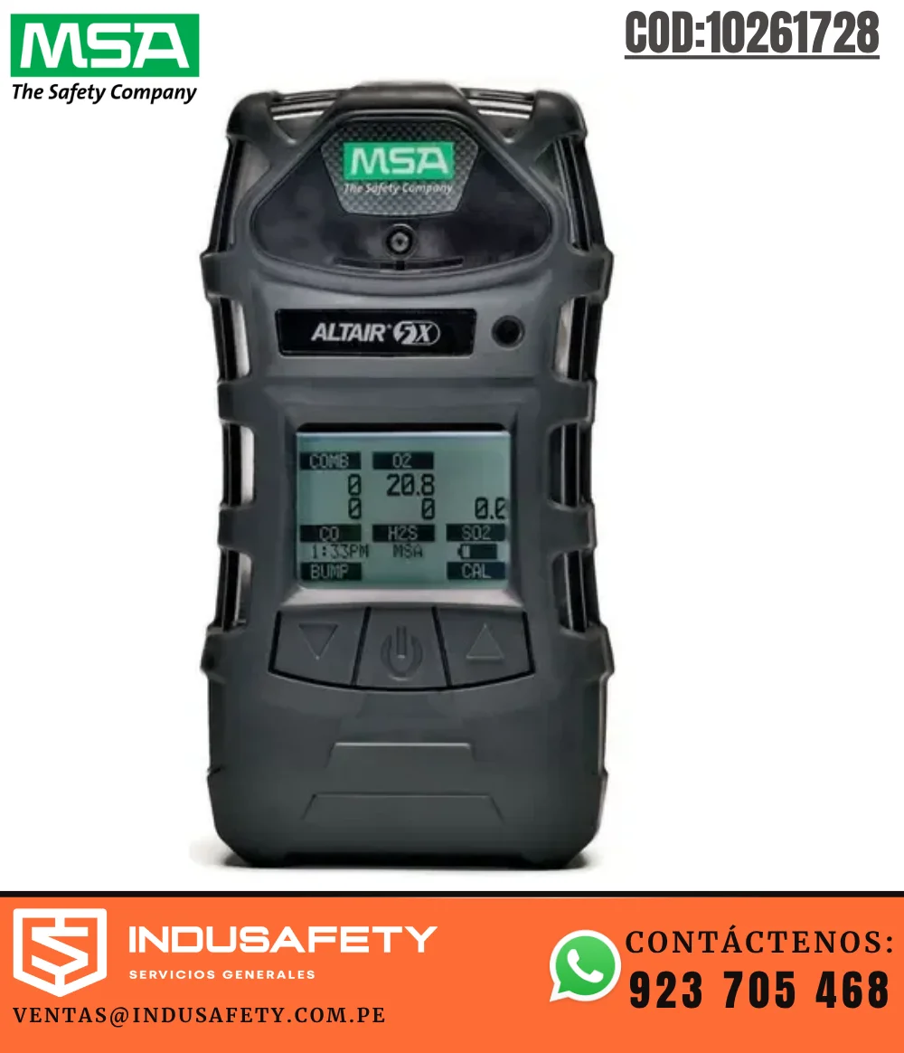 Detector Multigas MSA ALTAIR 5X O2 CO NO2 CO2