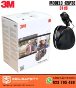 Empaque original de Orejeras 3M Peltor X5P3E Adaptable al Casco