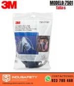 Empaque del Respirador 3M 7501 media cara de silicona