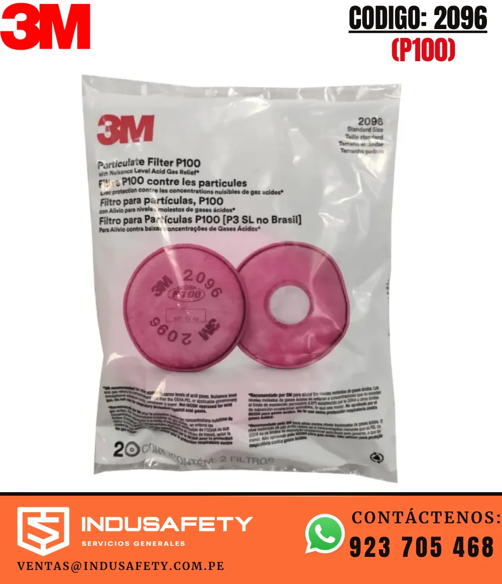 Filtro 3M 2096 P100 contra partículas